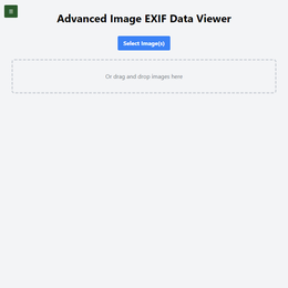 Image EXIF Data Viewer