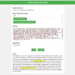 Regular Expression Tester