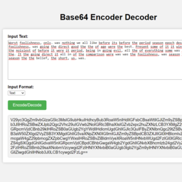 Base64 Encoder/Decoder