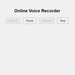 Online Voice Recorder