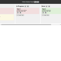 Online Kanban Board